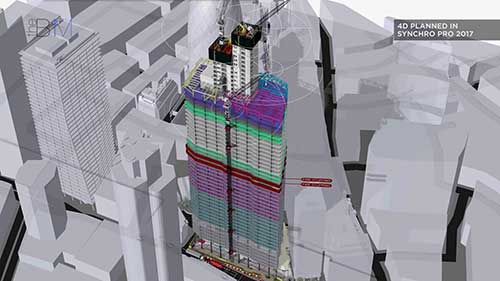 用4D VR建造摩天大楼