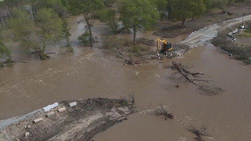 帕加罗河河堤修复