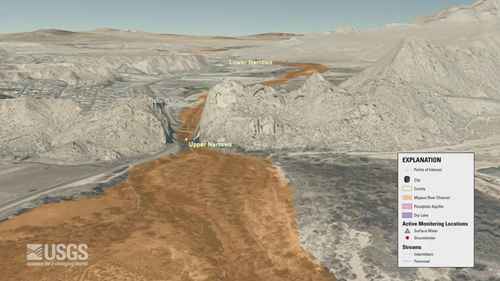 莫哈韦河的3D之旅