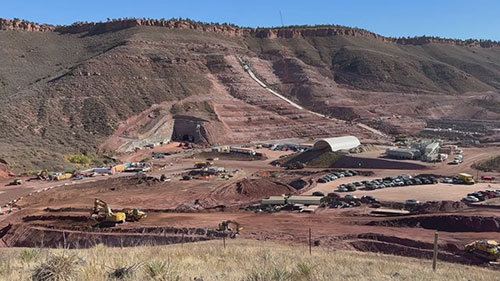 烟囱空心水库15个月建设进度