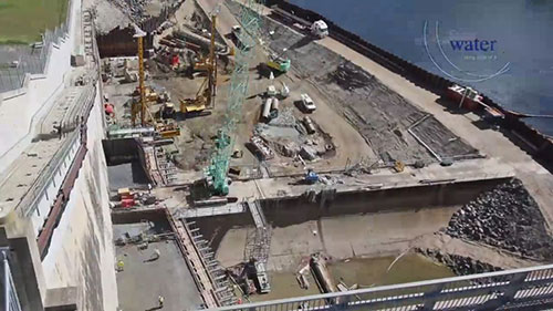 休谟大坝升级工作