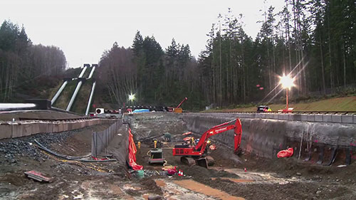 约翰哈特水电站工程进度1