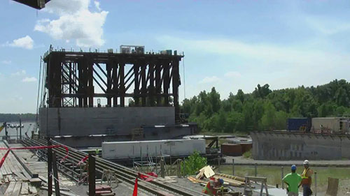 奥姆斯特德大坝建设