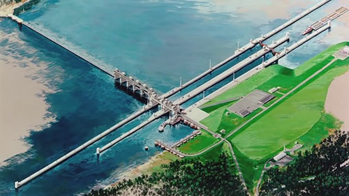 奥姆斯特德大坝船闸