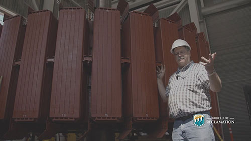 三一发电厂的水轮机