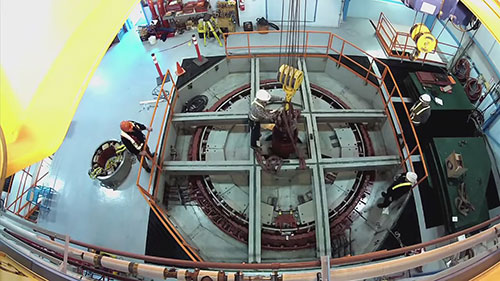 水力发电机组维修