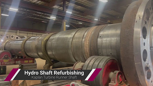 水力发电机主轴维护