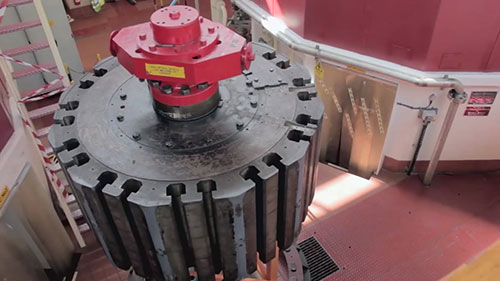 水力发电机整修