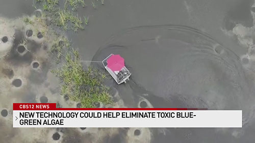 漂浮设施治理蓝绿藻