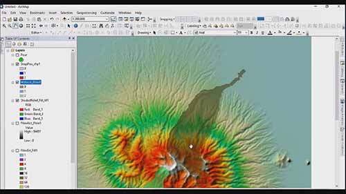 ArcGIS教程 01 截取流域、河谷及集水区