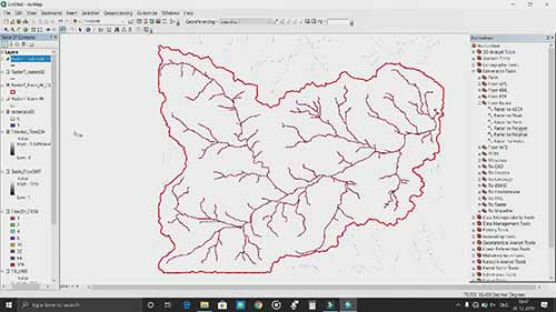 ArcGIS教程 05 使用 ArcMap制作流域图