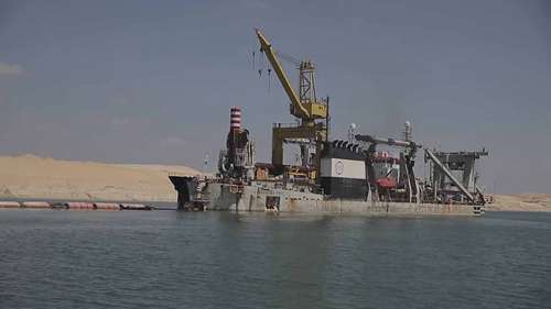 苏伊士运河的疏浚工程