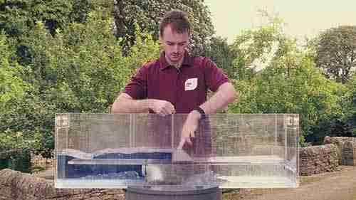 水利设施对流速的影响