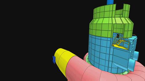 混流式水轮机全景展示