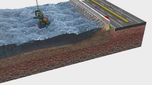 防波堤建设新材料