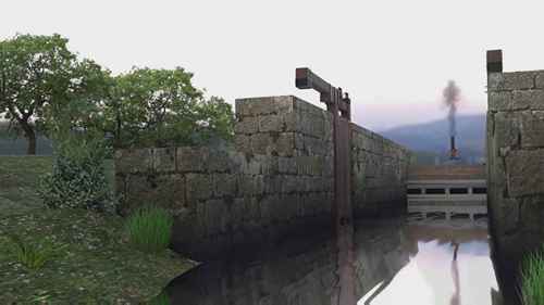 运河船闸的工作原理