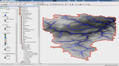 如何绘制流域图