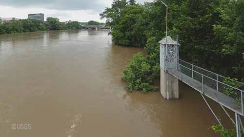 瓦巴希河河流监测史