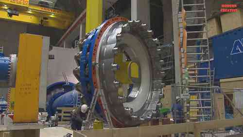 大型水轮机的生产组装过程