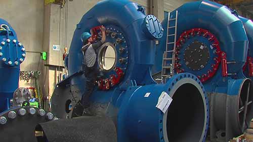 法式水轮机的生产