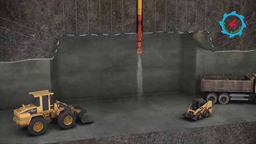 SK水电站项目8 垂直压力井挖掘