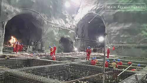 SK水电站项目11 发电机室