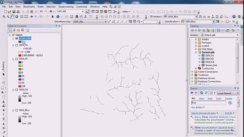 使用ArcGIS进行水利分析