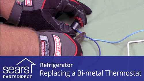 冰箱维修：更换双金属恒温控制器