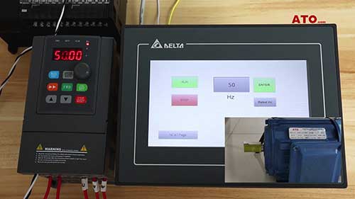 如何通过HMI和PLC控制变频器