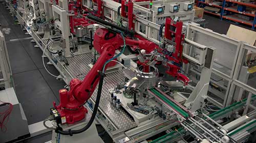 洗衣机滚筒自动化生产线