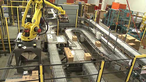 多线机器人码垛系统