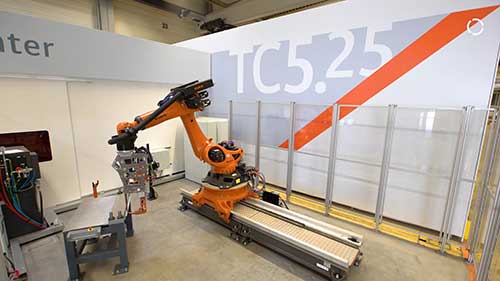 库卡点焊机器人演示