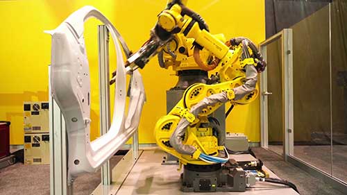 汽车车身侧面点焊