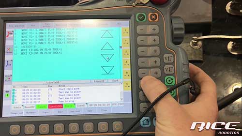 焊接机器人循环编程