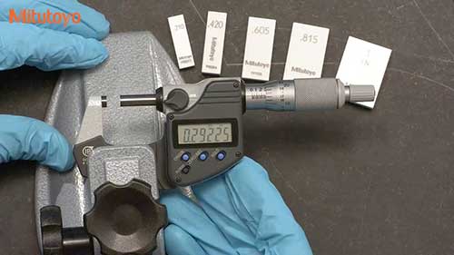 计量培训——外径千分尺校准