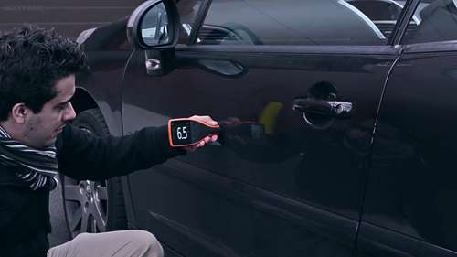 测量车辆油漆厚度