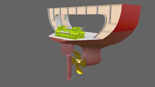 大型船只舵机的工作原理