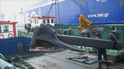 船锚和锚链的组装2