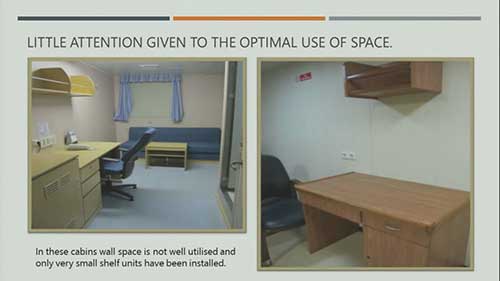 轮船住舱住宿条件升级