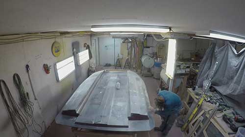 玻璃钢船体模具的建造