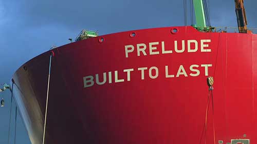 大型浮式液化天然气船Prelude的建造1