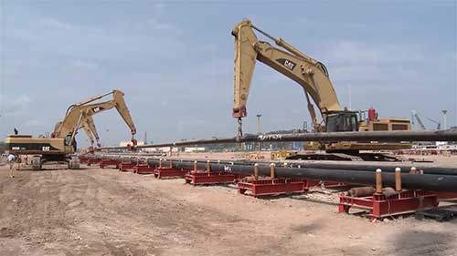 McDermott海底管道预制厂