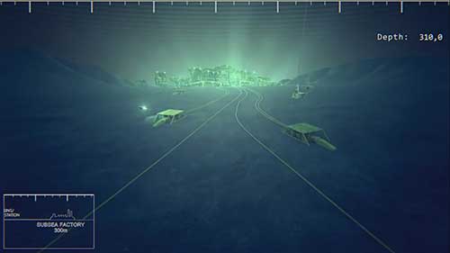 深海油田水下结构安装