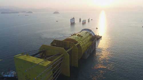 世界上最大的立柱式平台