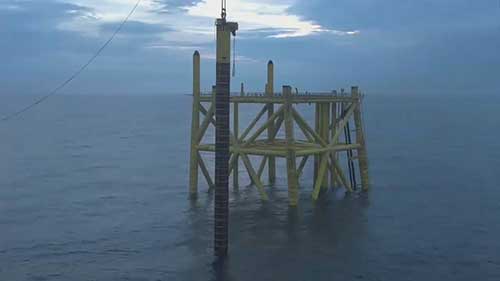 导管架的研究生产及安装