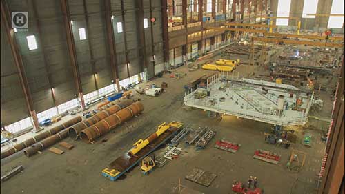 海上钻井平台的建造1