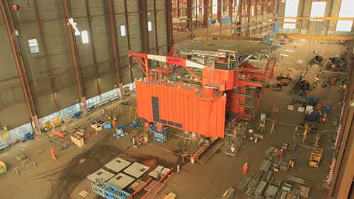 海上钻井平台的建造4