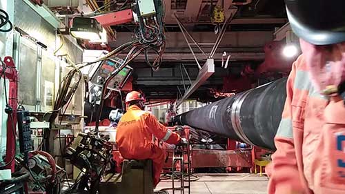 海底管道的焊接