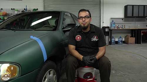 修复氧化严重的车漆