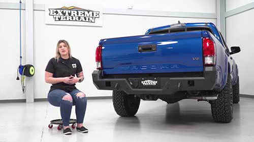 改装丰田越野车后保险杠